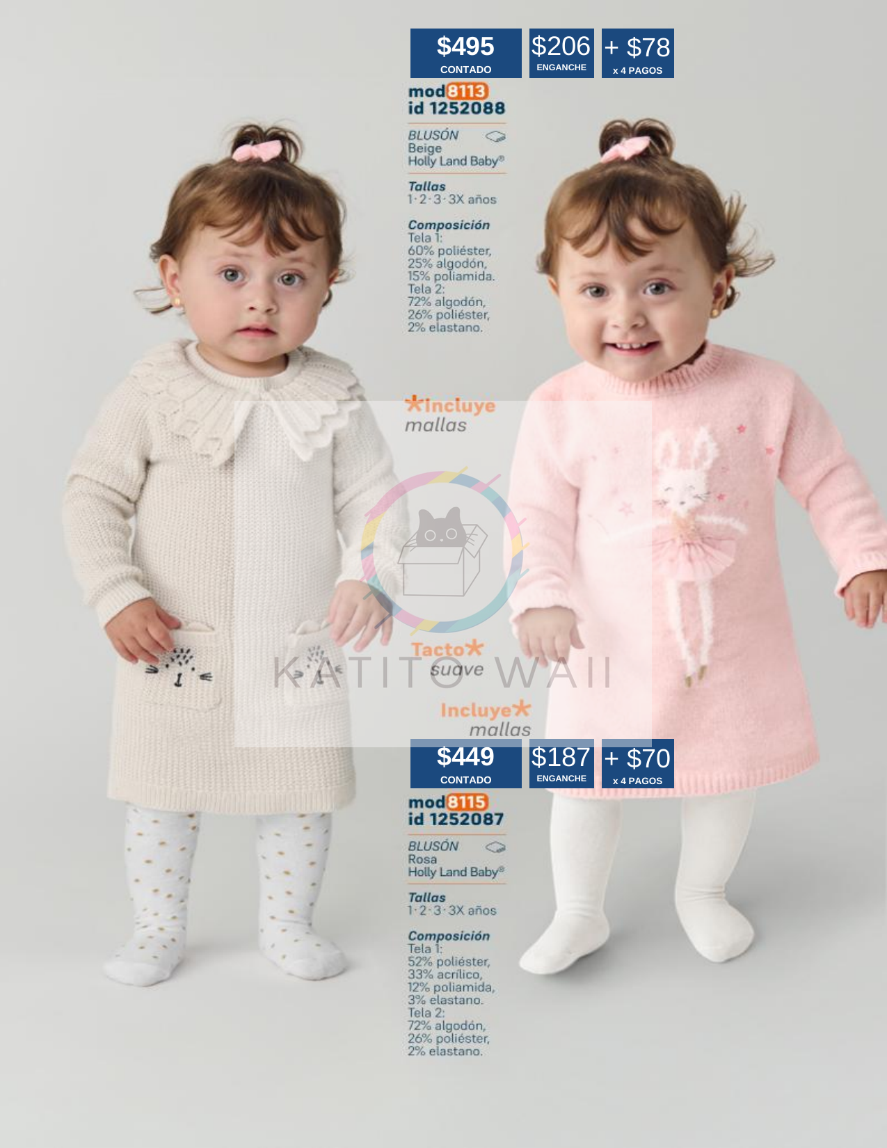 Vestido de bebé Happy Land