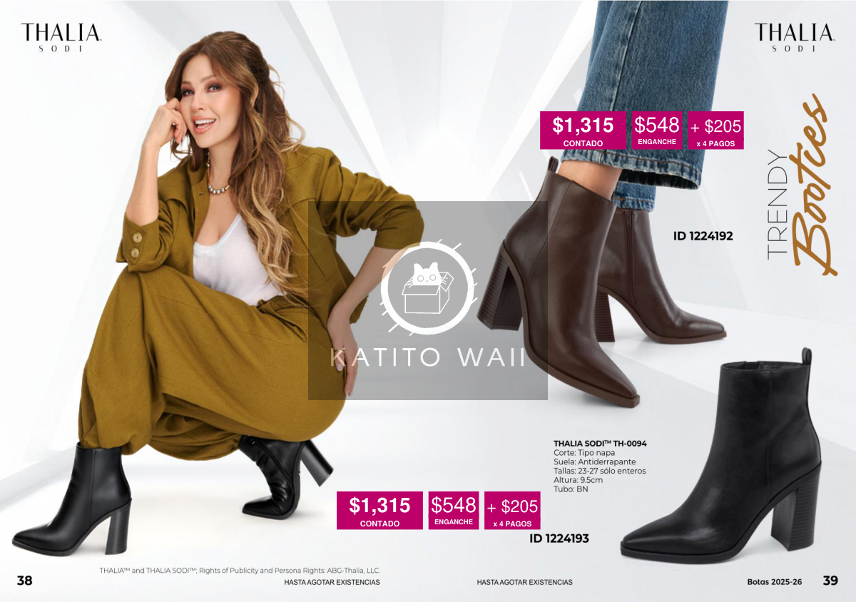 Botines Thalia Sodi
