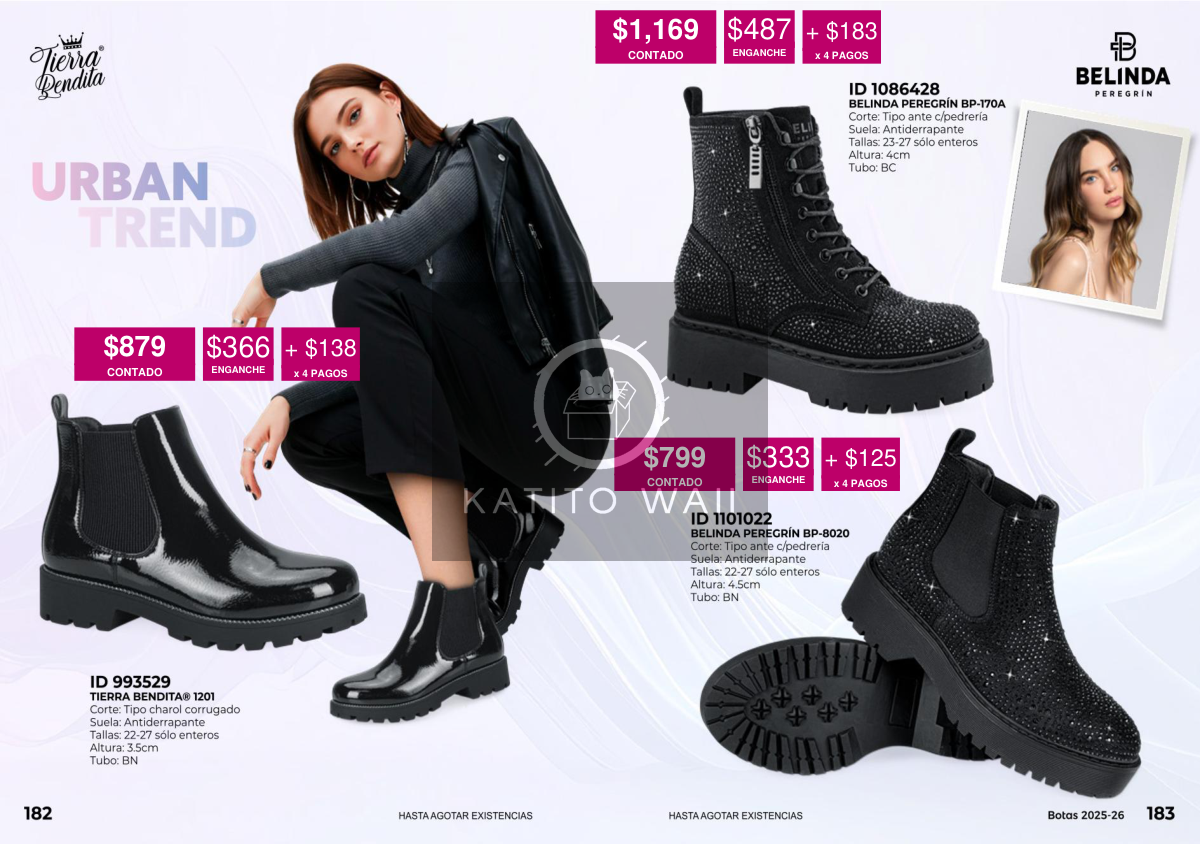 Botines de charol negro