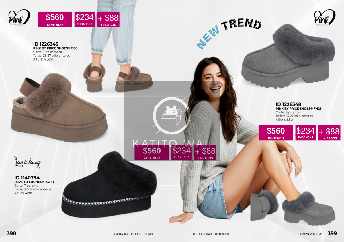 Pantuflas Pinki Shoes