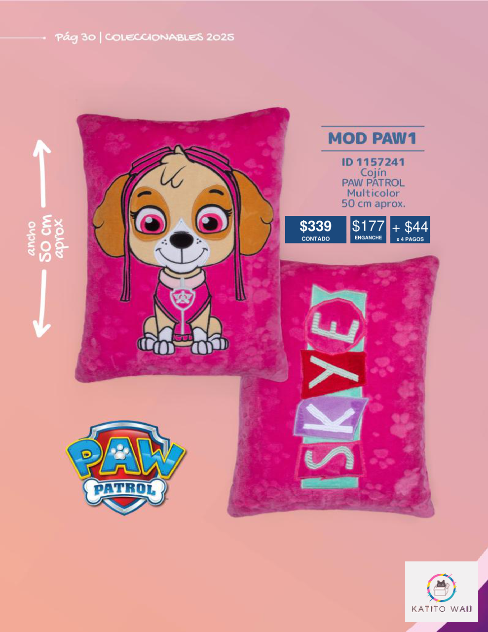 Cojín Paw Patrol Skye