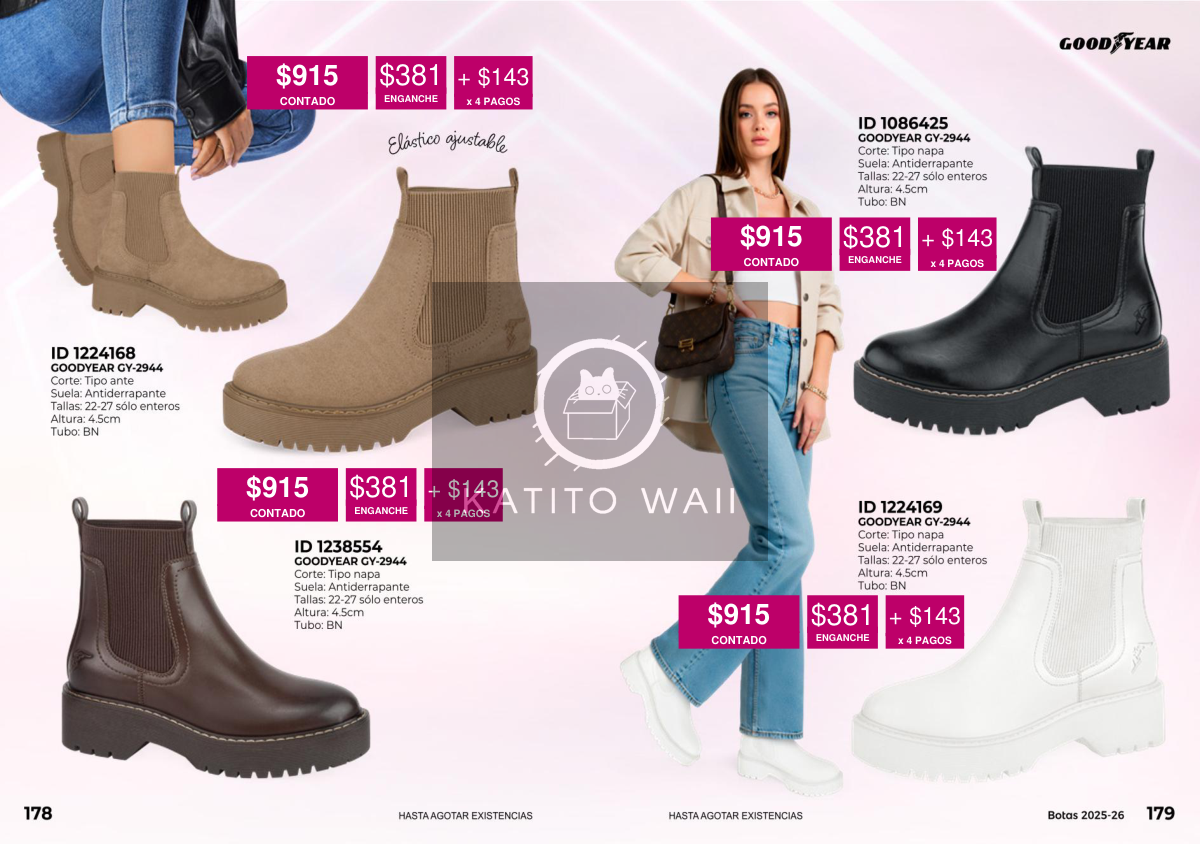 Botines tipo Chelsea de mujer