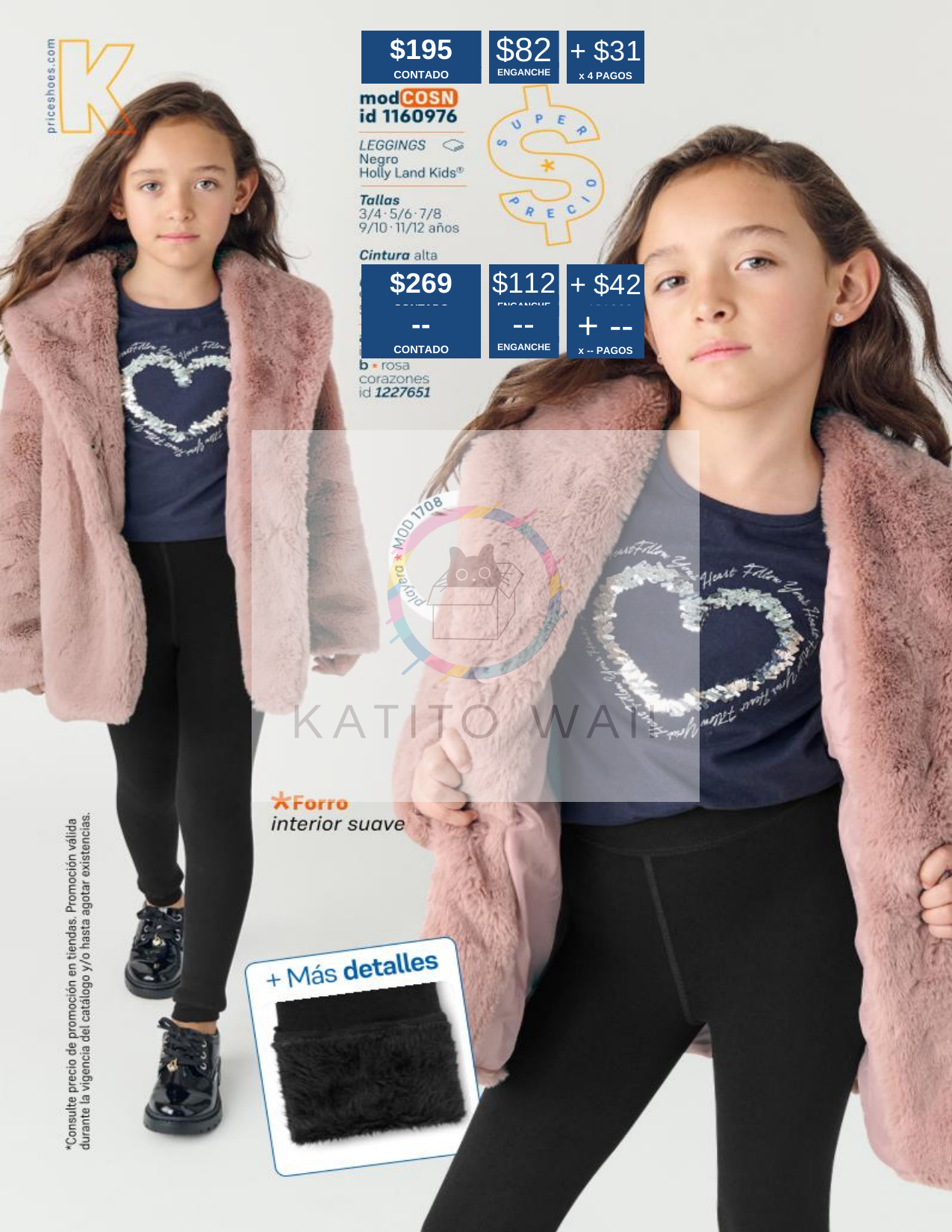 Abrigo de peluche para niña