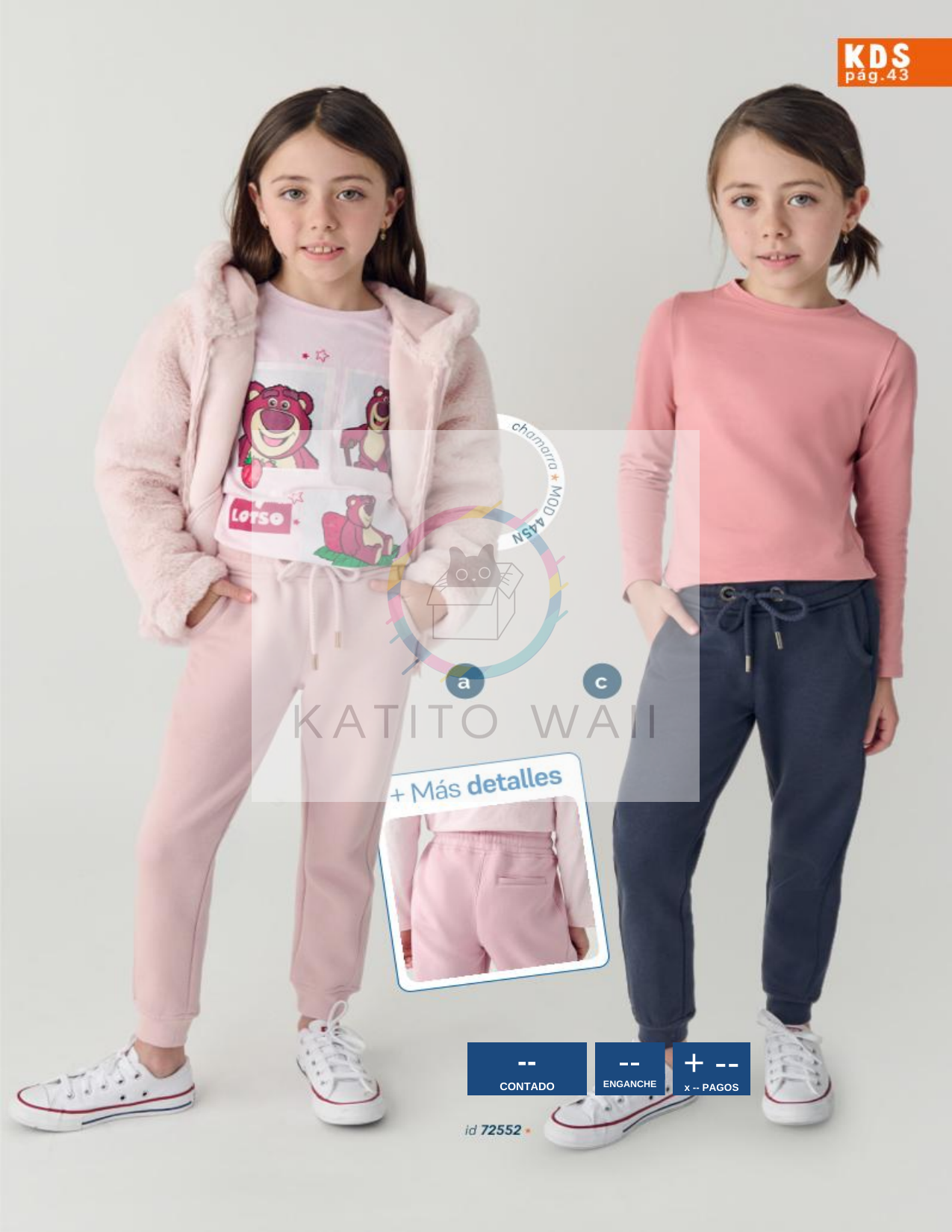 Conjunto infantil de ropa casual