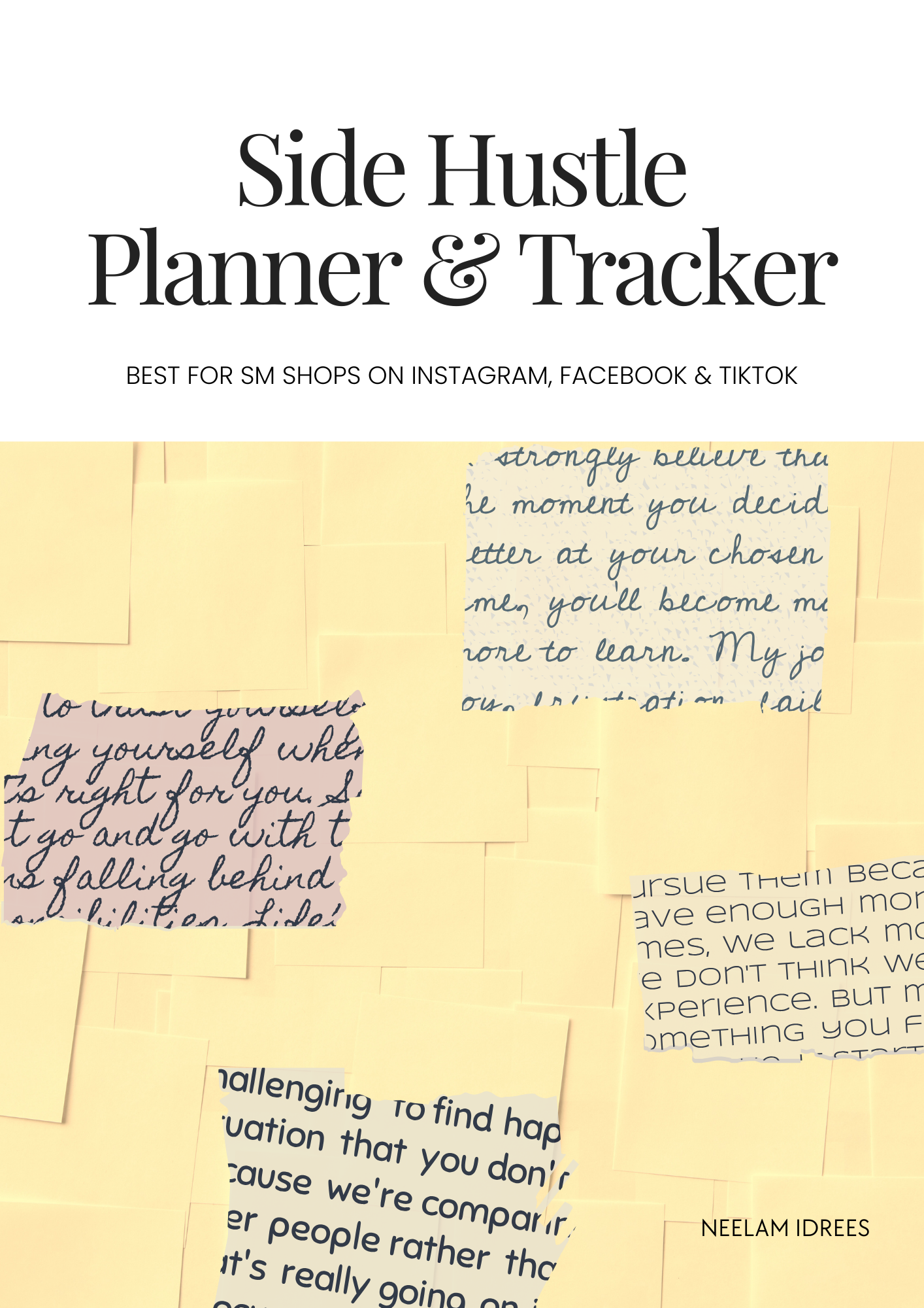 Side Hustle Planner & Tracker