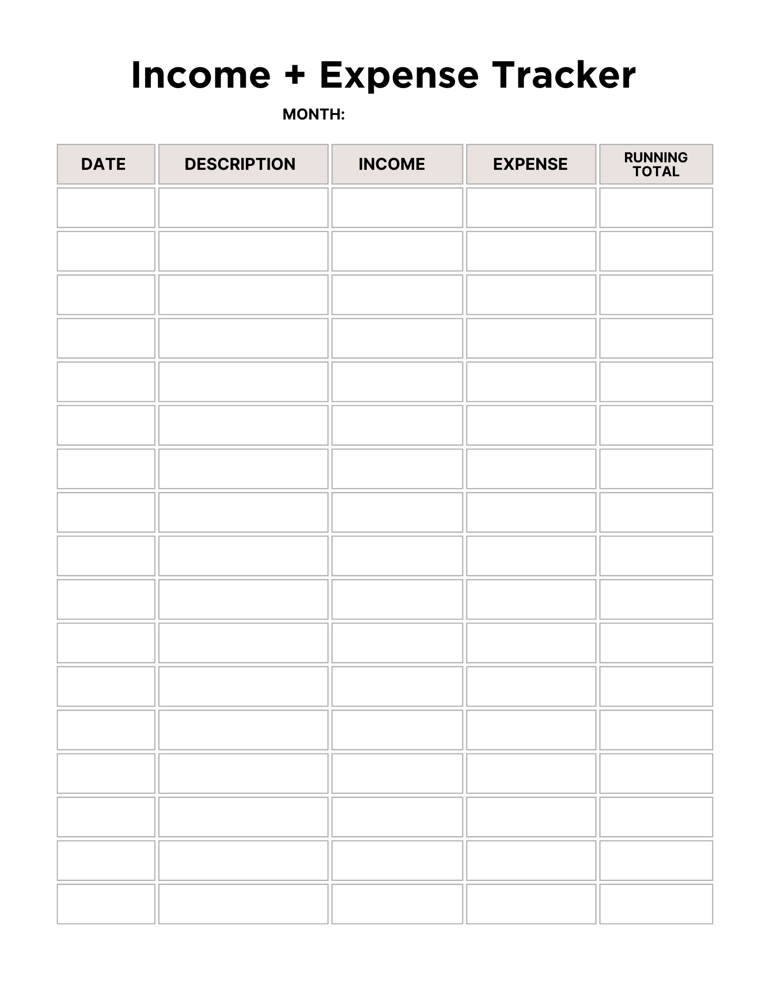 Side Hustle Planner & Tracker