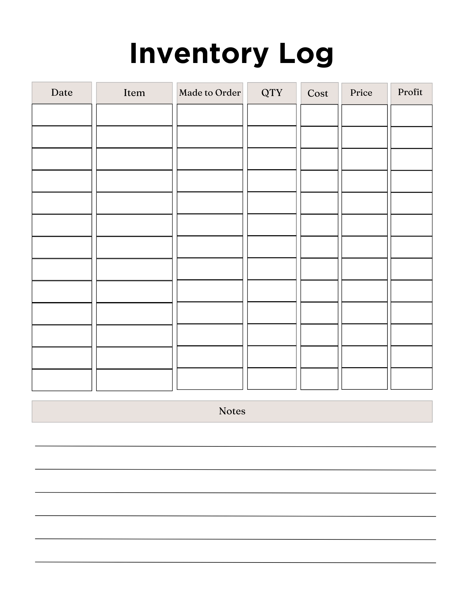 Side Hustle Planner & Tracker