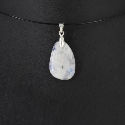 Pendentif en Pierre de Lune Tourmaline Noire M53