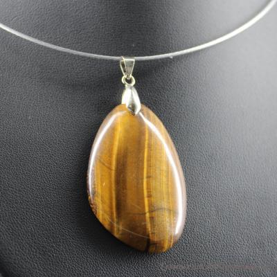 Pendentif en Oeil de Tigre D31