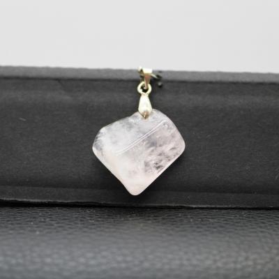 Pendentif en Quartz Rose D42