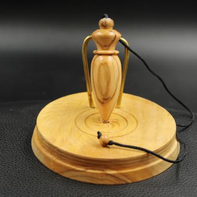 Pendule en bois d'olivier C82