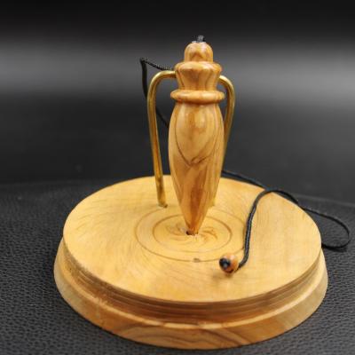 Pendule en bois d'olivier B95