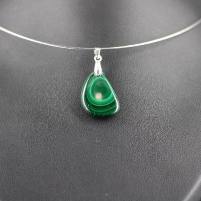 Pendentif en Malachite F47