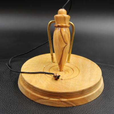 Pendule en bois d'olivier B97