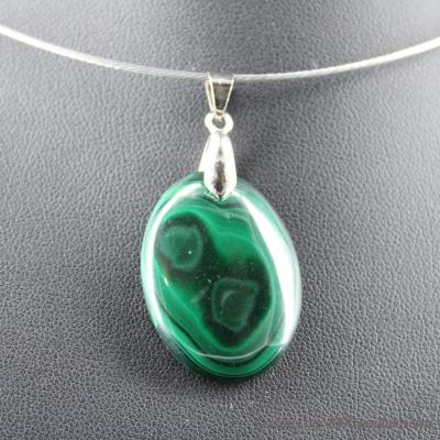 Pendentif en Malachite D24
