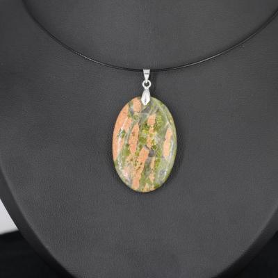 Pendentif en Unakite M12