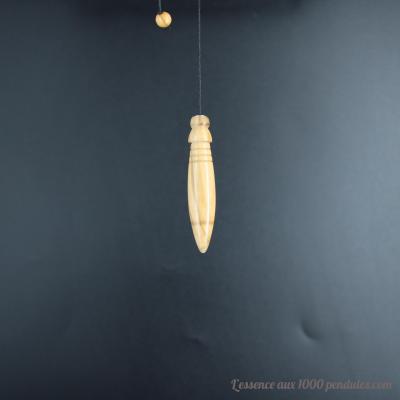Pendule en bois d'olivier A28