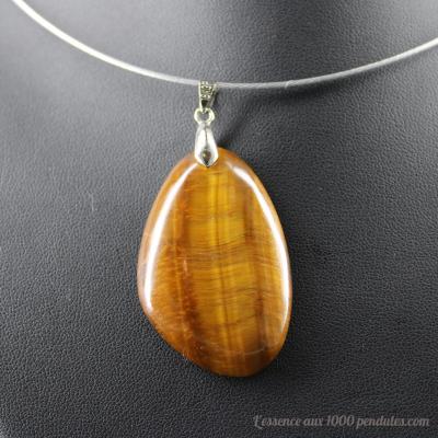 Pendentif en Oeil de Tigre D33