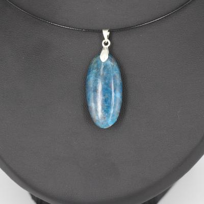 Pendentif en Apatite Bleu L38