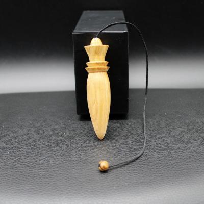 Pendule en bois d'olivier A51