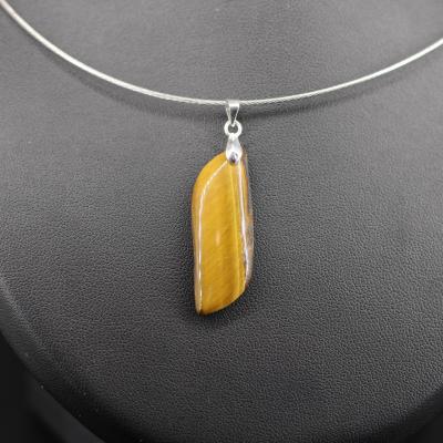 Pendentif en Oeil de Tigre F01