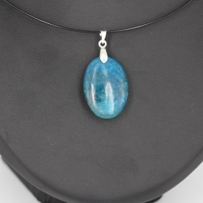 Pendentif en Apatite Bleu L37