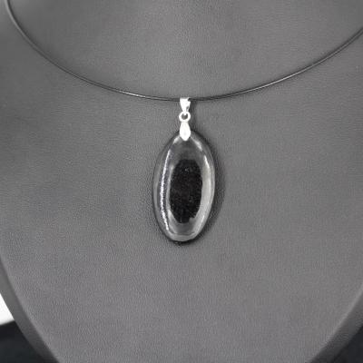 Pendentif en Tourmaline Noire L100
