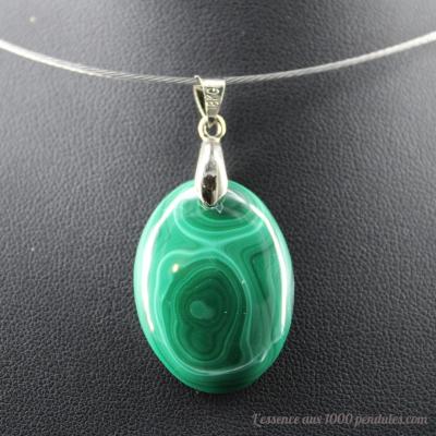Pendentif en Malachite D22