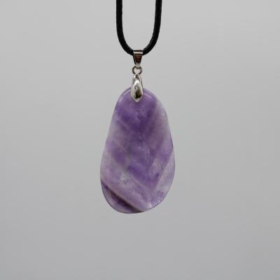 Pendentif en Améthyste Chevron E86