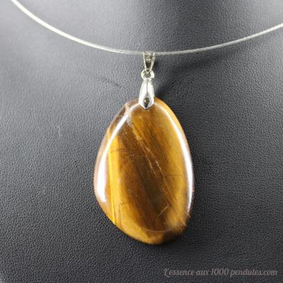 Pendentif en Oeil de Tigre D34