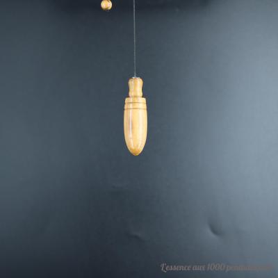 Pendule en bois d'olivier A24
