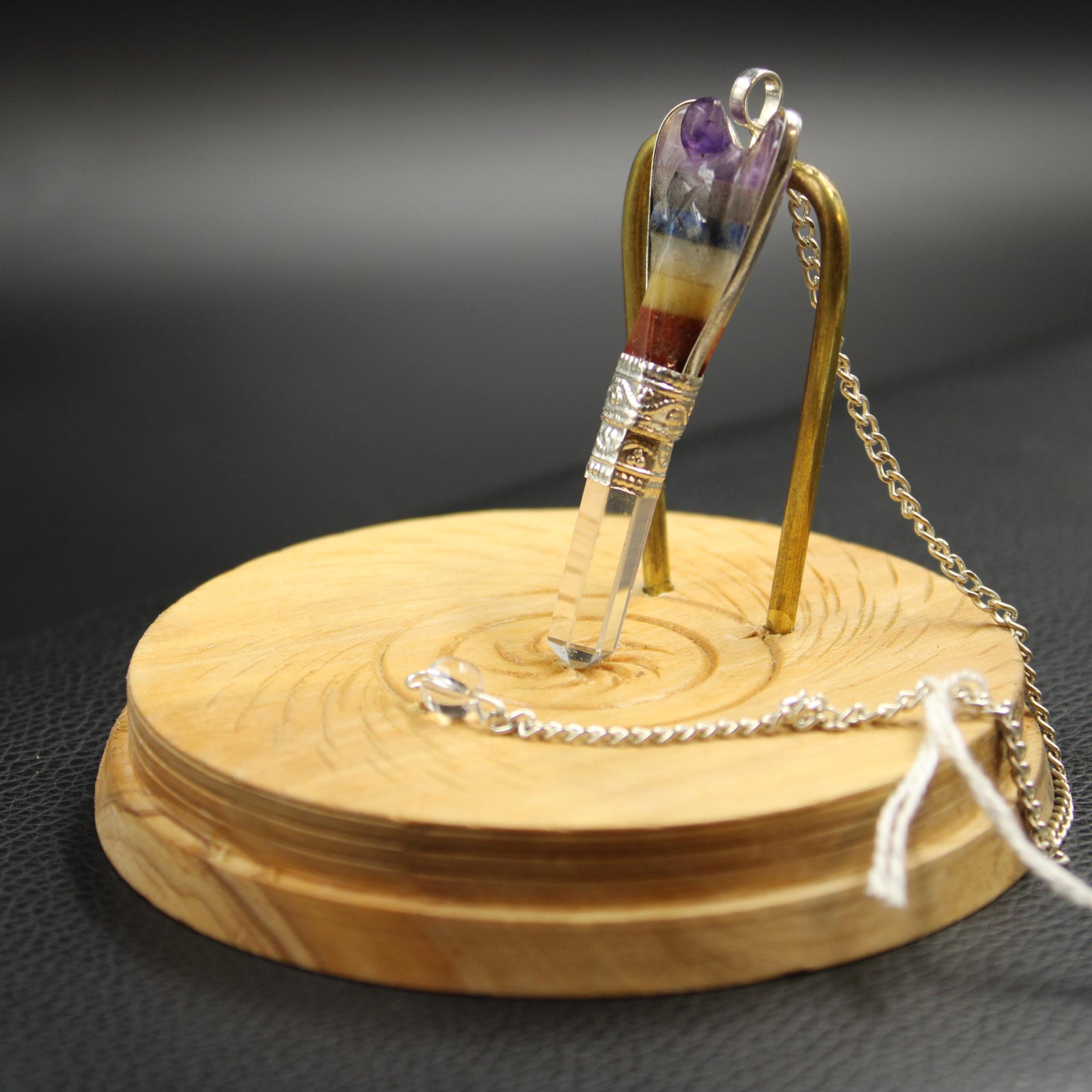 Pendule 7 Chakras Ange C88