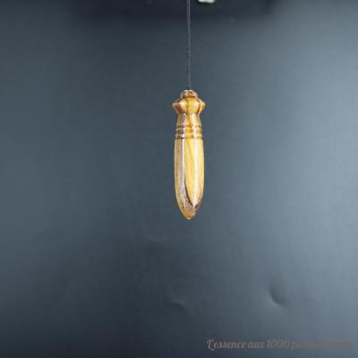Pendule en bois d'olivier A46