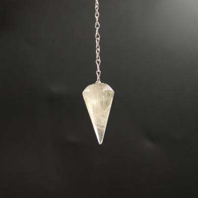 Pendule conique en Quartz Fumé F86