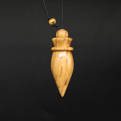 Pendule en bois d'olivier B68