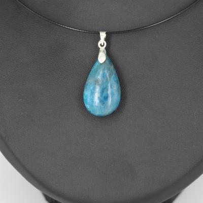 Pendentif en Apatite Bleu L36