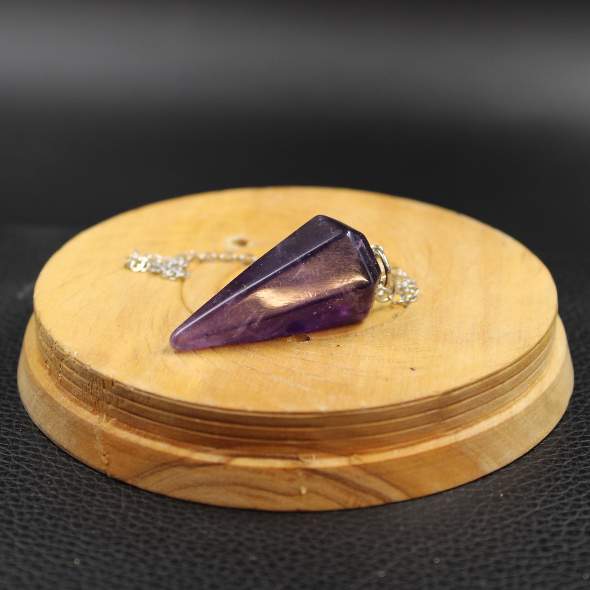 Pendule en Améthyste H100