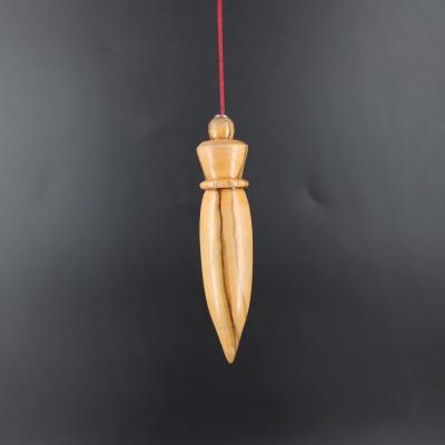 Pendule Plombé Égyptien en bois d’olivier A32