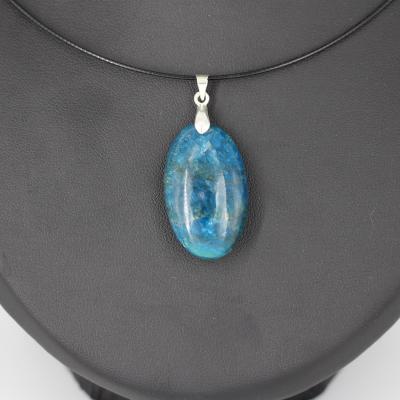 Pendentif en Apatite Bleu L39