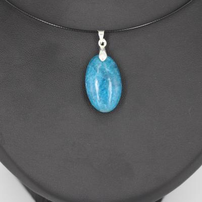 Pendentif en Apatite Bleu L34