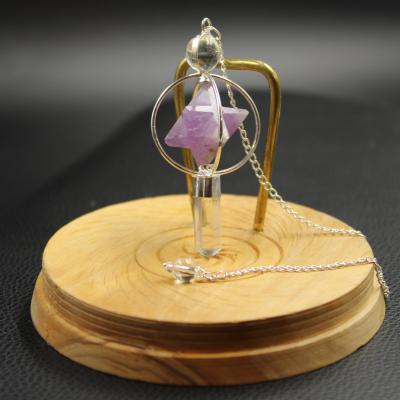 Pendule Merkabah en Améthyste C87