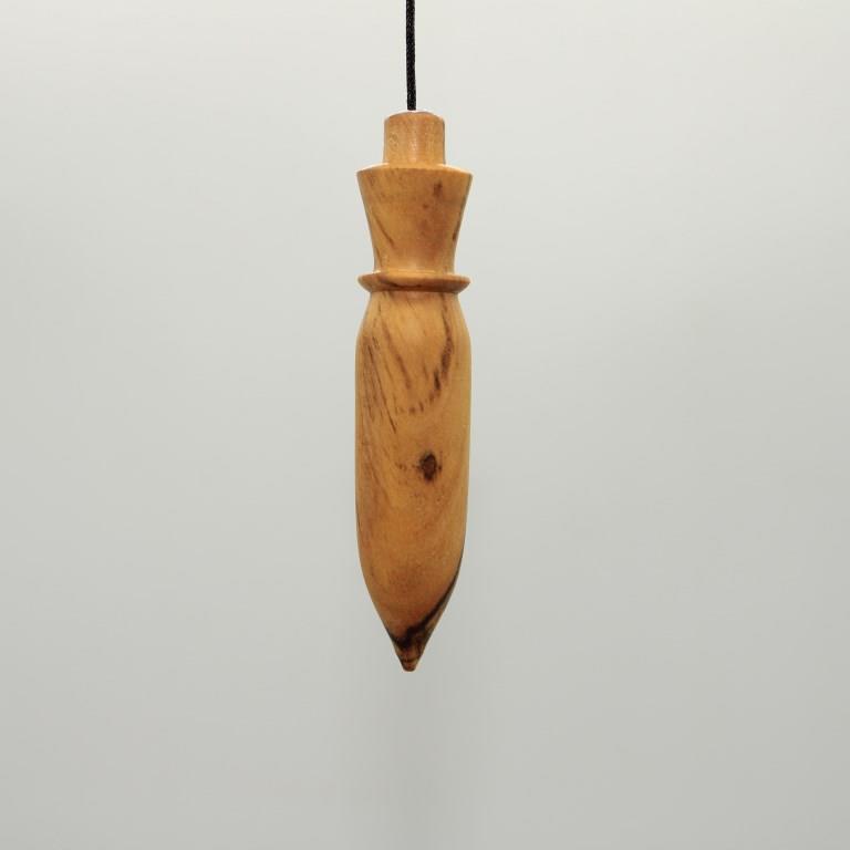 Pendule en bois d'olivier C61