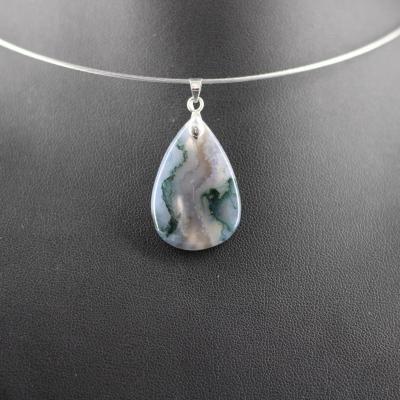 Pendentif en Agate Mousse F20