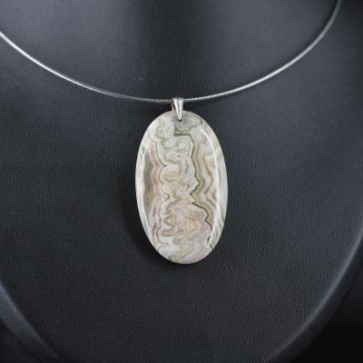 Pendentif en Agate Dentelle F43