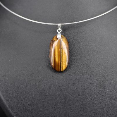 Pendentif en Oeil de Tigre F05