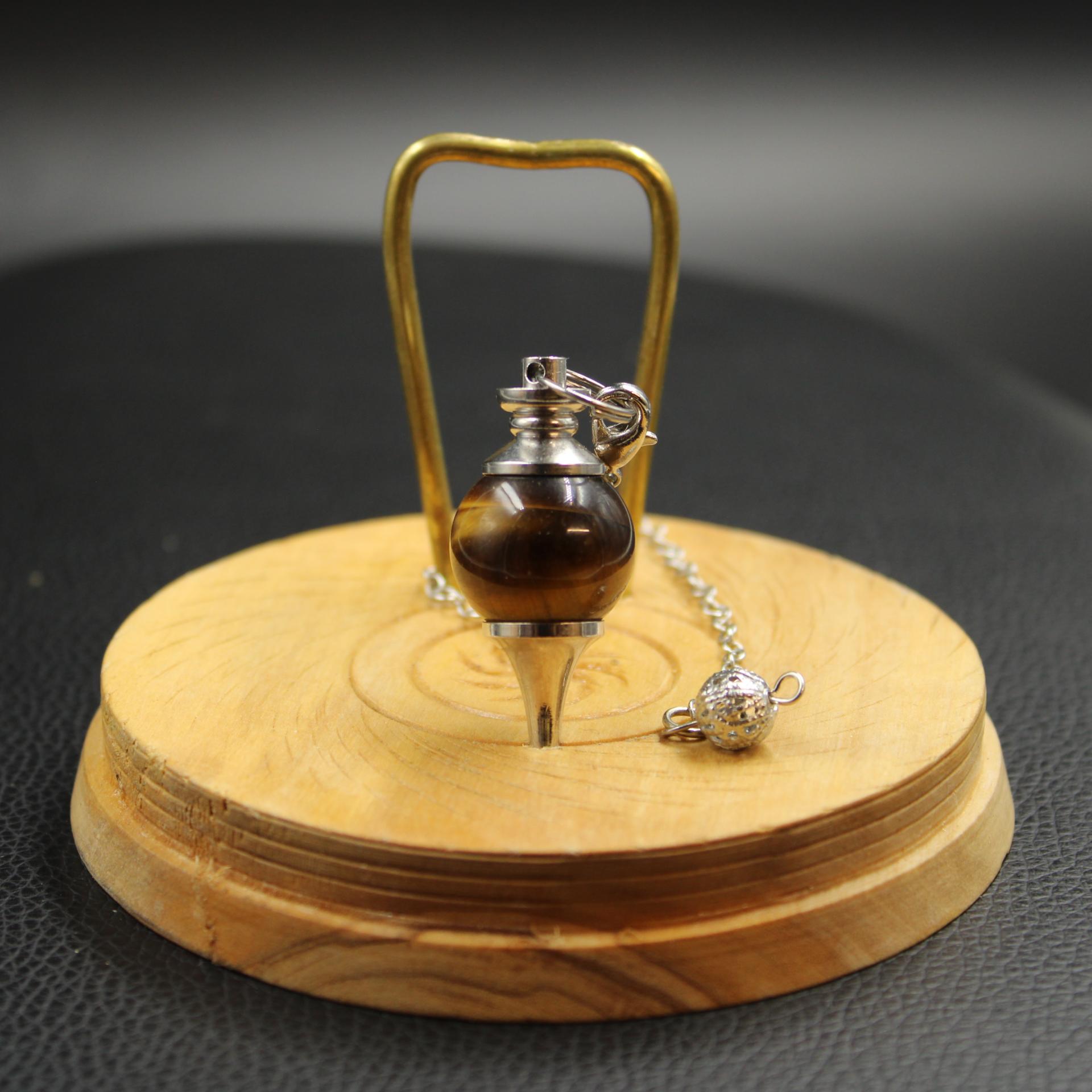 Pendule Séphoroton en Œil de Tigre C91