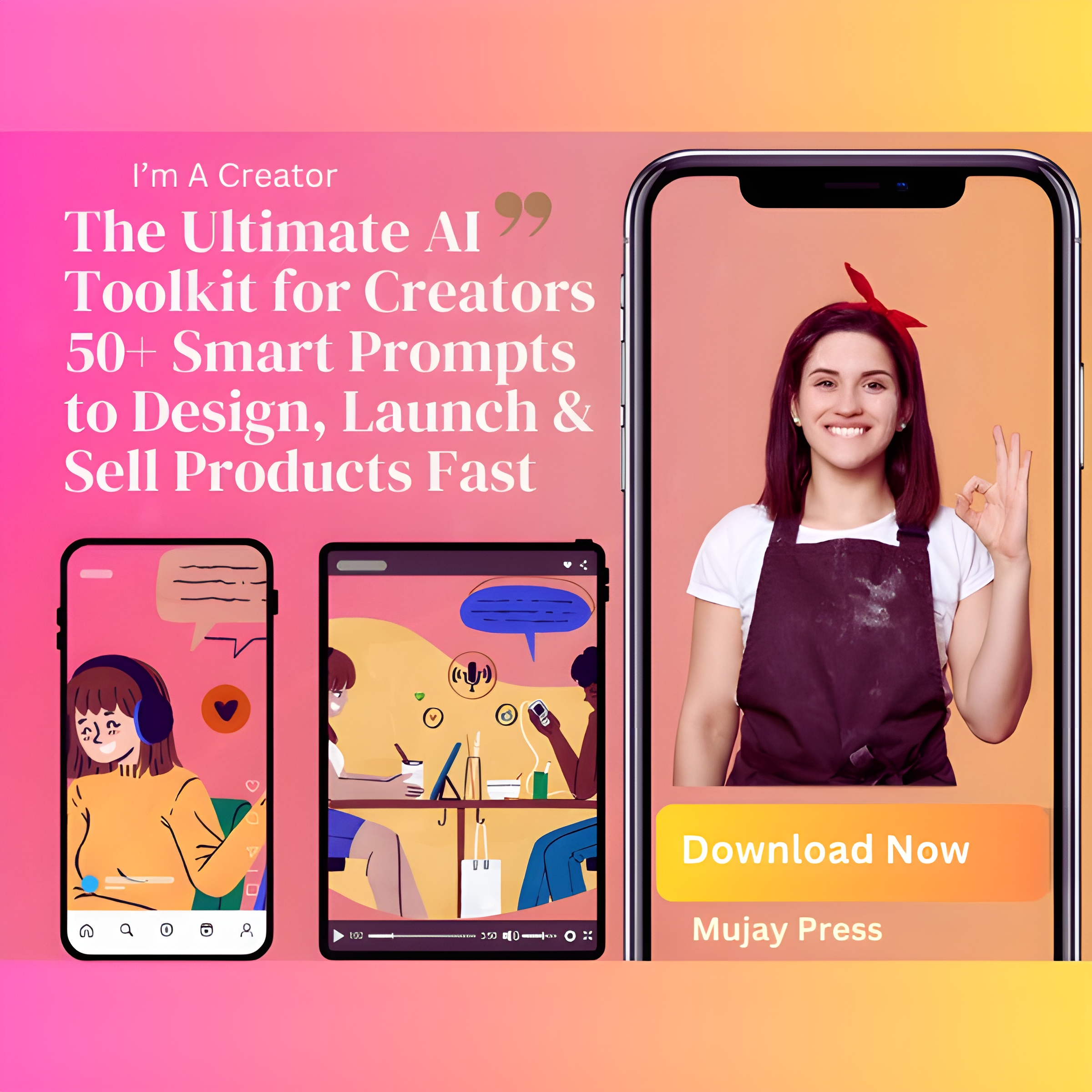 50+ Smart Prompts to Design, Launch, and Sell Products Quickly — AI-Powered Guide for Fast Product Creation