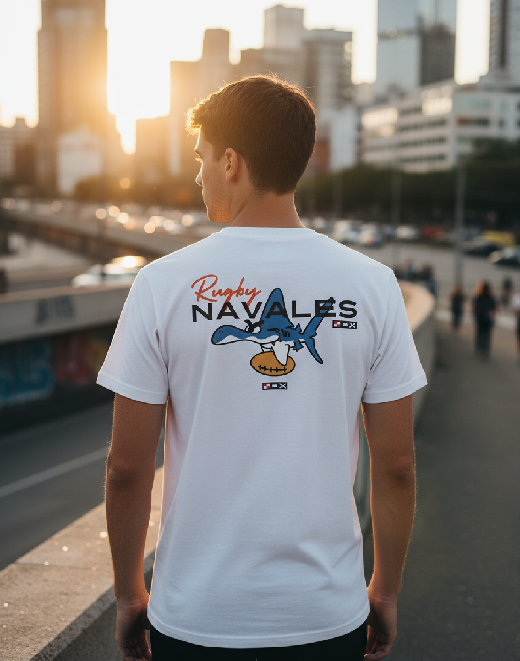 Camiseta Rugby Navales White edittion