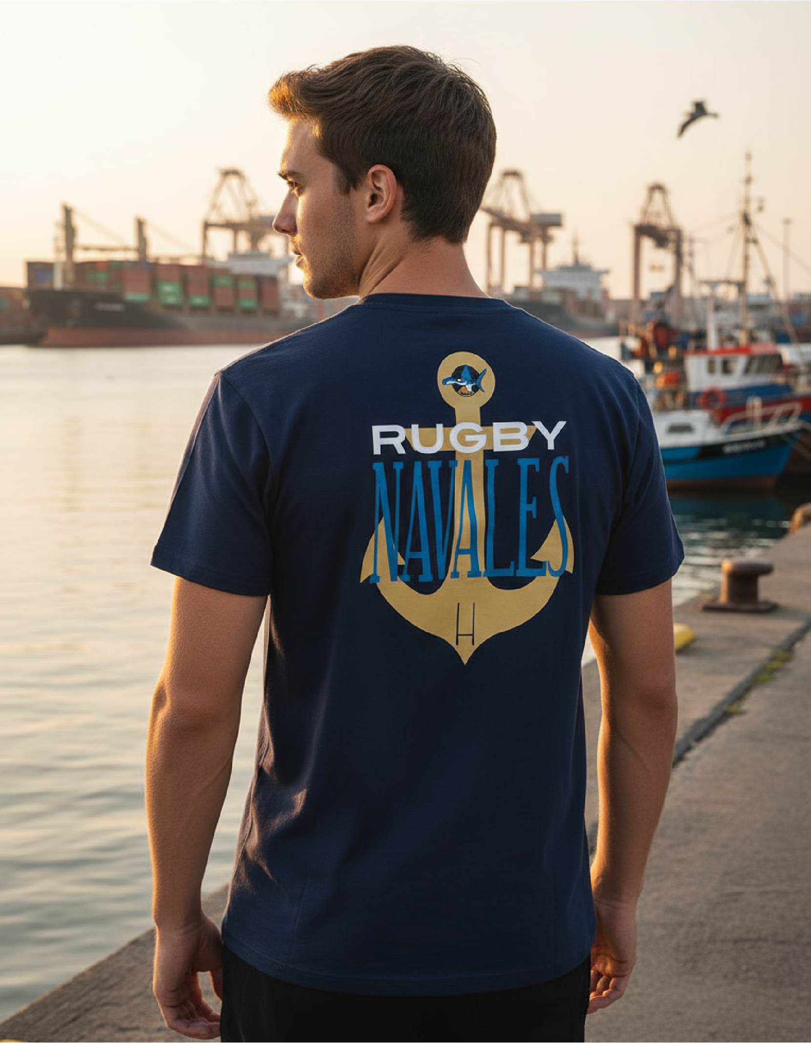 Camiseta Rugby Navales Navy edittion