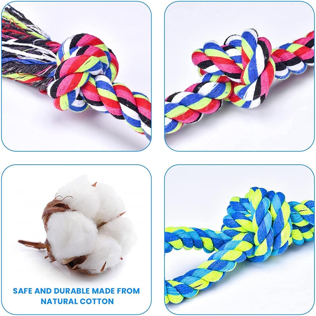  Heavy Duty Dog Rope Toys for Large Breed Aggressive Chewers, 2 Pack 